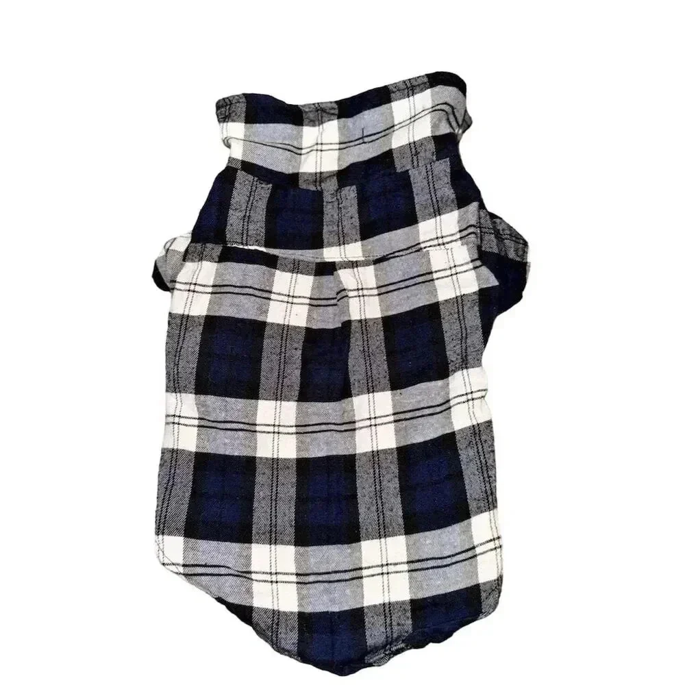 Dog plaid shirt your furry